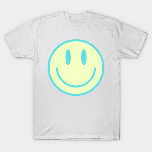 Smiley Face in Green T-Shirt by emilykroll